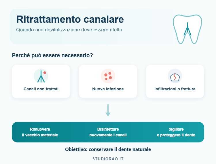 quando e come rifare un trattamento canalare